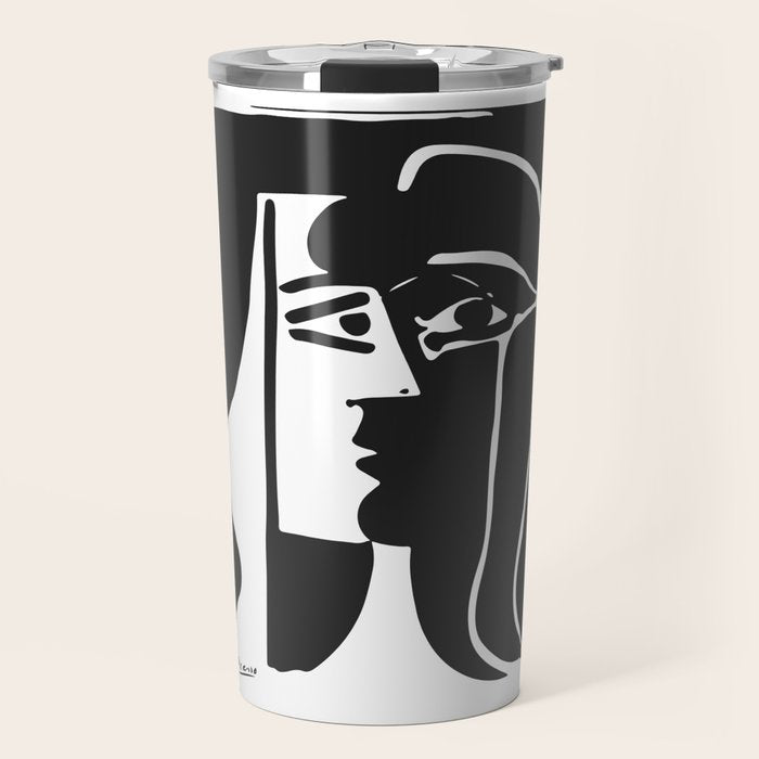 Picasso - Kiss 1979 Artwork Reproduction Travel Mug Gallery Image 1