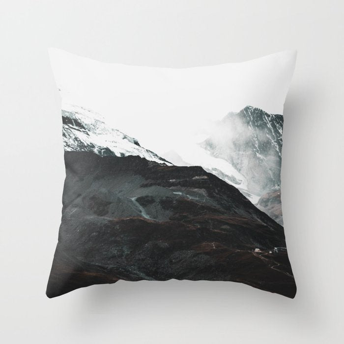 Mountain Photography Throw Pillow Gallery Image 6