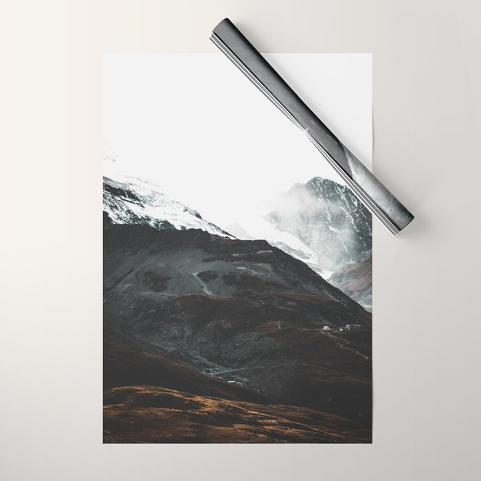 Mountain Photography Wrapping Paper Gallery Image 1