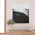Mountain Photography Wall Tapestry Gallery Image 2