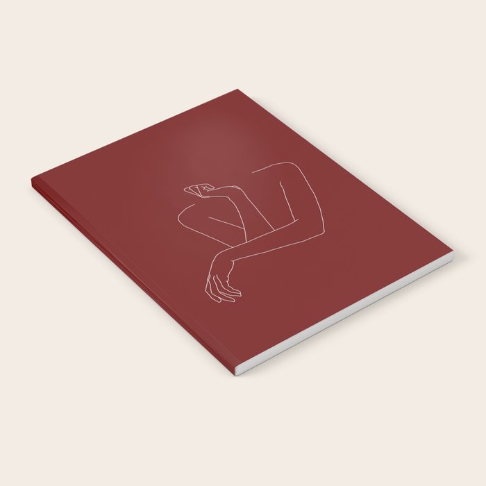 Crossed arms illustration - Anna Red Notebook Gallery Image 2