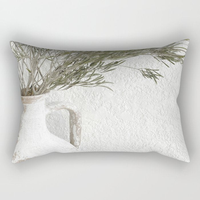 Mediterranean Olive Tree Rectangular Pillow Gallery Image 2