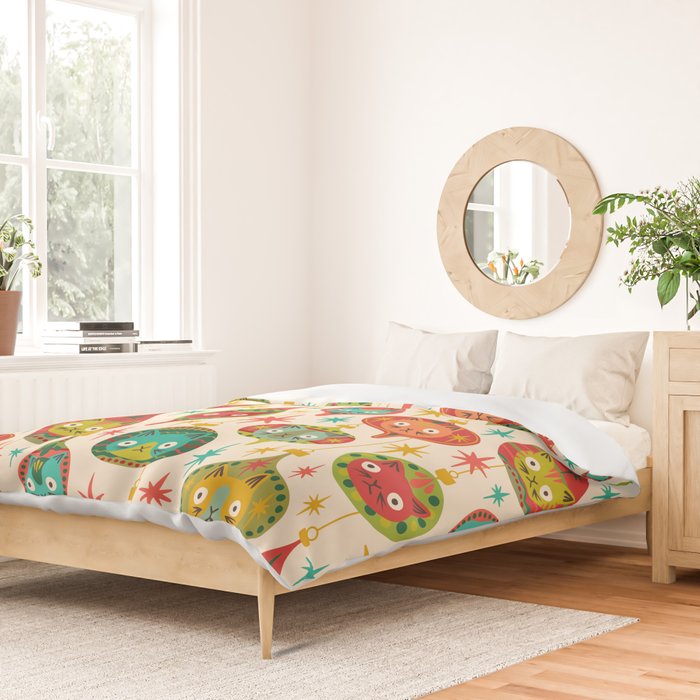 Meowy Christmas Duvet Cover Gallery Image 2