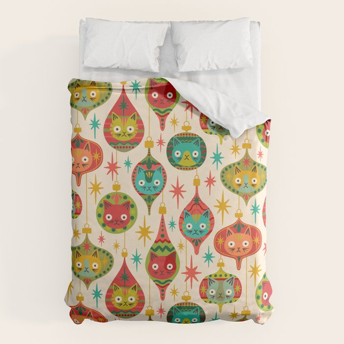 Meowy Christmas Duvet Cover Gallery Image 6
