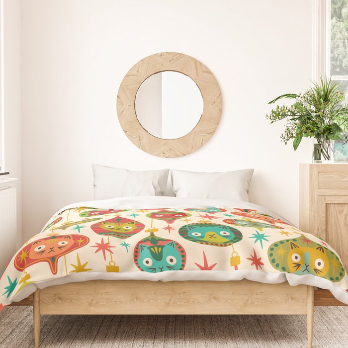 Meowy Christmas Duvet Cover Gallery Image 3