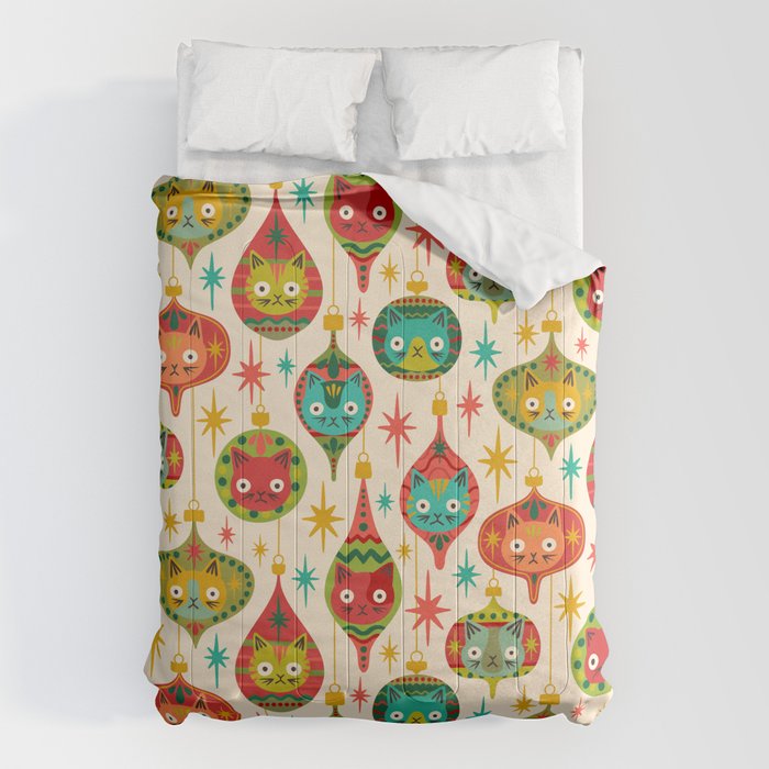 Meowy Christmas Comforter Gallery Image 6