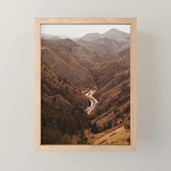 Golden Hour in Golden, Colorado Mini Art Print Gallery Image 1