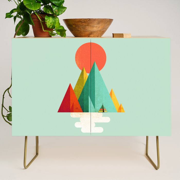 Little Geometric Tipi Credenza Gallery Image 1