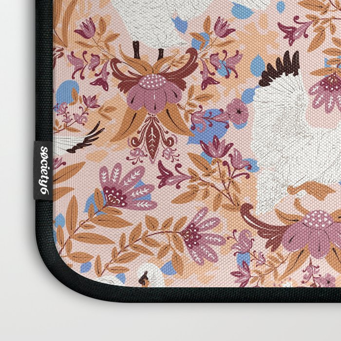 Elegant Swans in Bloom Laptop Sleeve Gallery Image 3