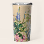 Blue Heron Floral Travel Mug Gallery Image 2