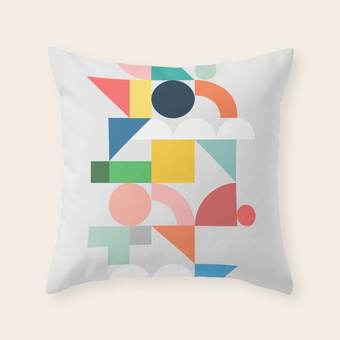 Playpark 01 Throw Pillow Gallery Image 1
