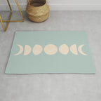 Minimal Moon Phases IX Rug Gallery Image 1