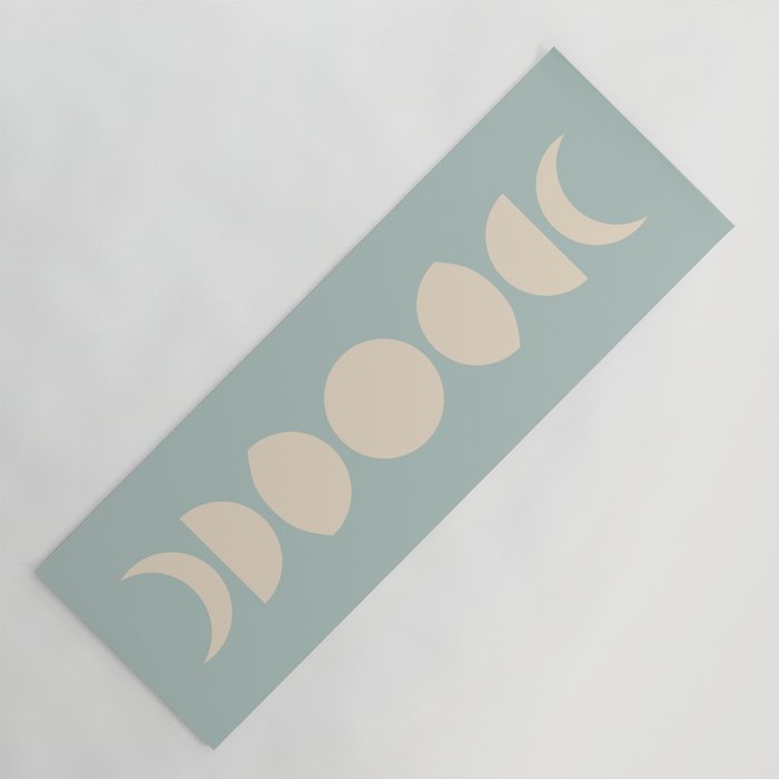 Minimal Moon Phases IX Yoga Mat Gallery Image 1