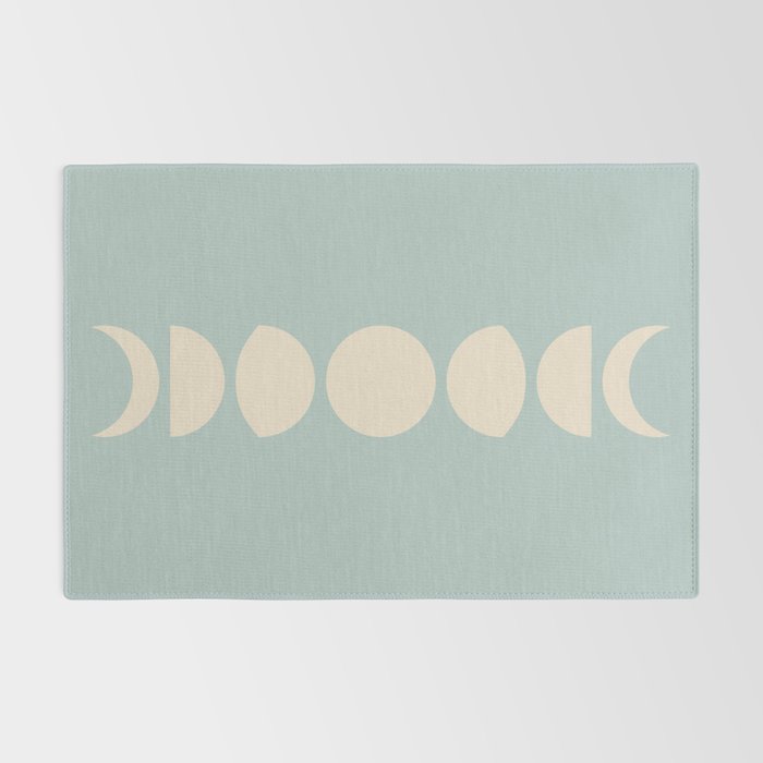 Minimal Moon Phases IX Rug Gallery Image 2