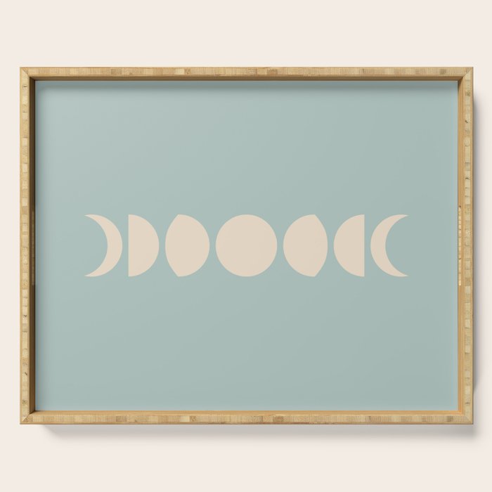 Minimal Moon Phases IX Serving Tray Gallery Image 1
