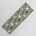 Christmas Winter Unicorn Pattern Yoga Mat Gallery Image 1