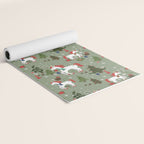 Christmas Winter Unicorn Pattern Yoga Mat Gallery Image 2