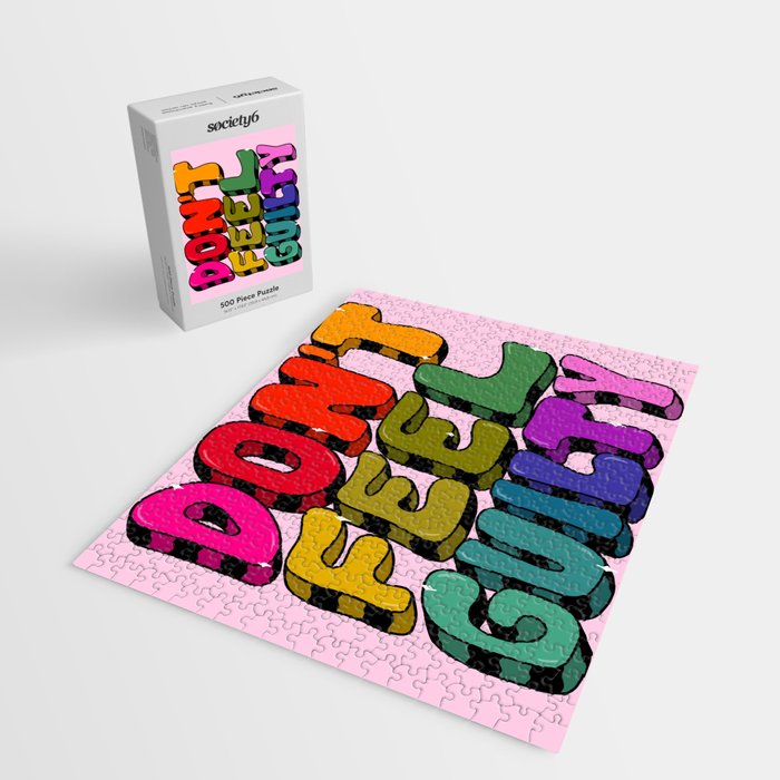 Don't Feel Guilty Jigsaw Puzzle Gallery Image 2