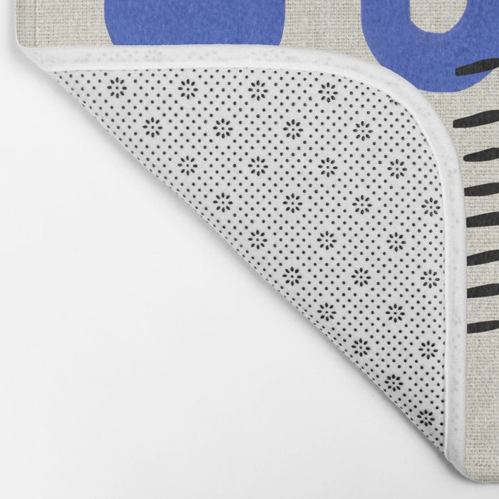 Rainy Blue Wiggle Bath Mat Gallery Image 2