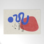 Rainy Blue Wiggle Welcome Mat Gallery Image 1