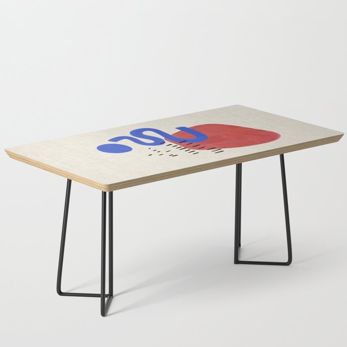 Rainy Blue Wiggle Coffee Table Gallery Image 1