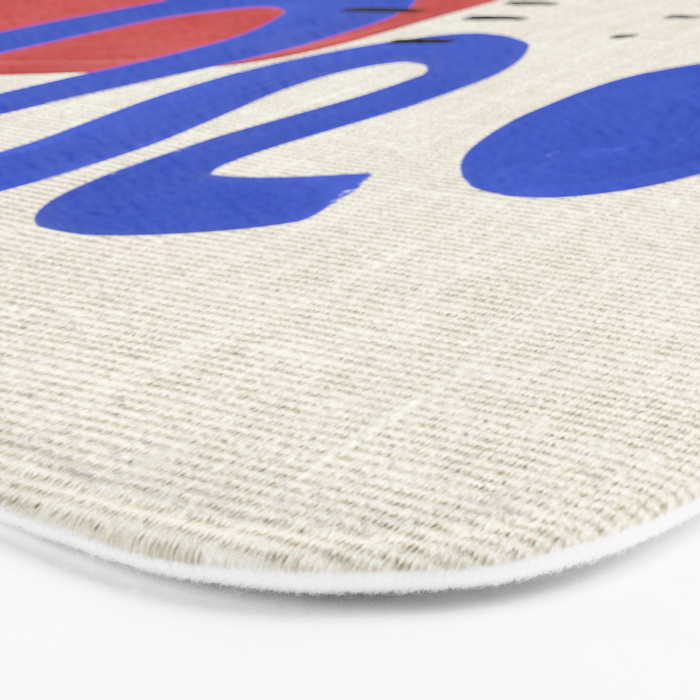 Rainy Blue Wiggle Bath Mat Gallery Image 3
