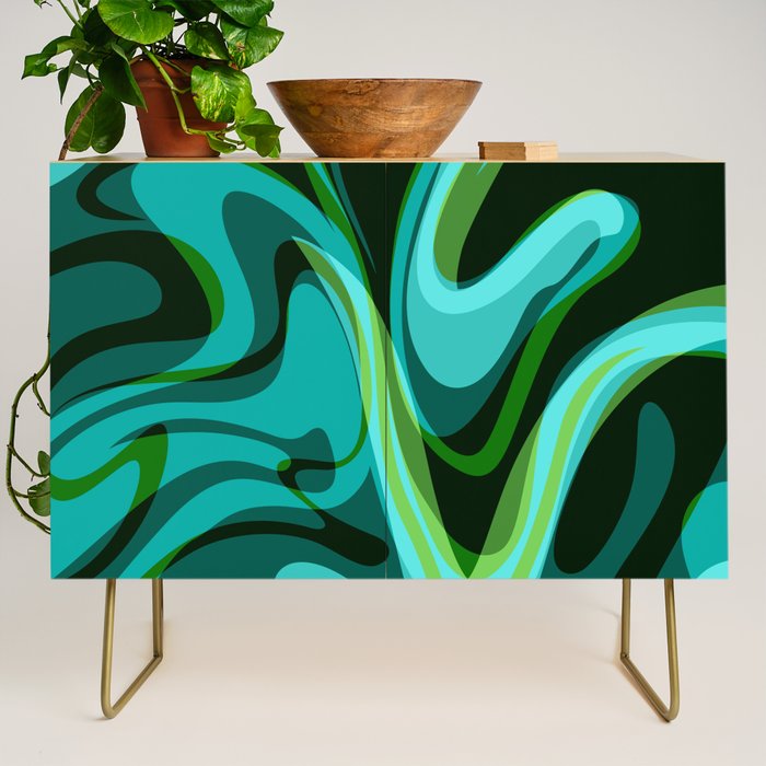 Mid Century Modern Abstract Credenza Gallery Image 1