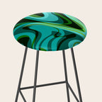 Mid Century Modern Abstract Stool Gallery Image 2