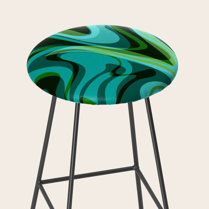 Mid Century Modern Abstract Stool Gallery Image 2