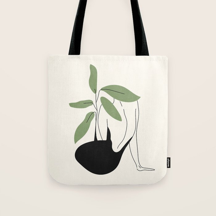 Minimal Line Shade 2 Tote Bag Gallery Image 1