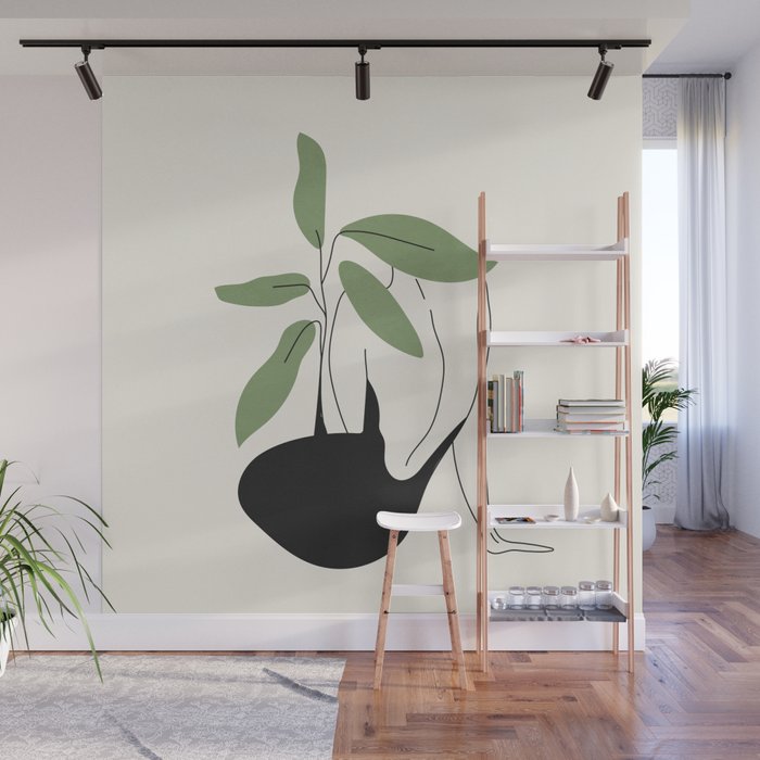 Minimal Line Shade 2 Wall Mural Gallery Image 1
