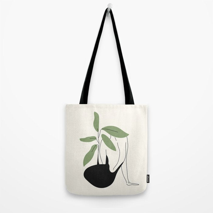Minimal Line Shade 2 Tote Bag Gallery Image 2