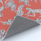 Fashionable white leopards  Rug Gallery Image 4