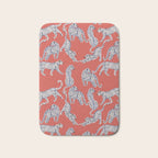 Fashionable white leopards  Bath Mat Gallery Image 1