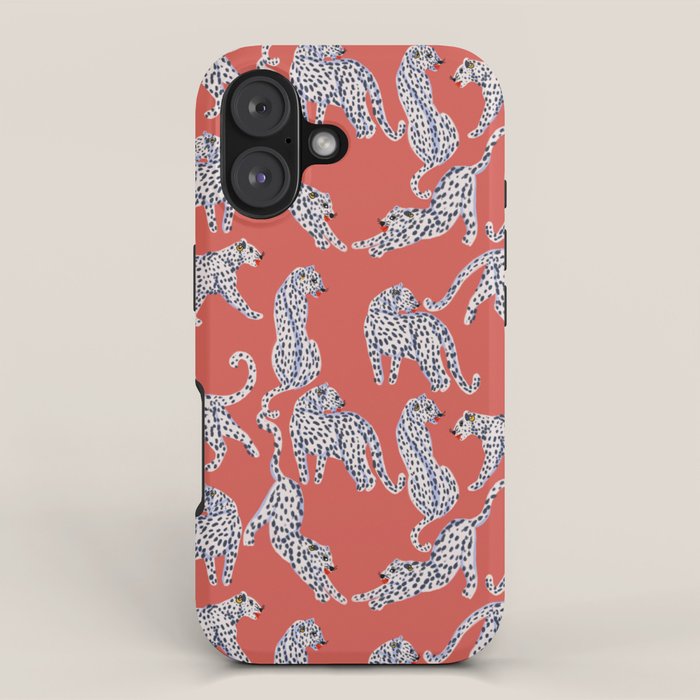 Fashionable white leopards  iPhone Case Gallery Image 1