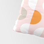 City life facade 2 pearl pink Pillow Sham Gallery Image 4