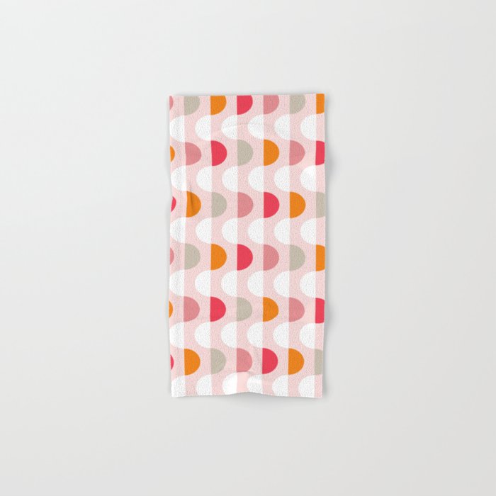 City life facade 2 pearl pink Bath Towel Gallery Image 1