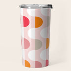 City life facade 2 pearl pink Travel Mug Gallery Image 2