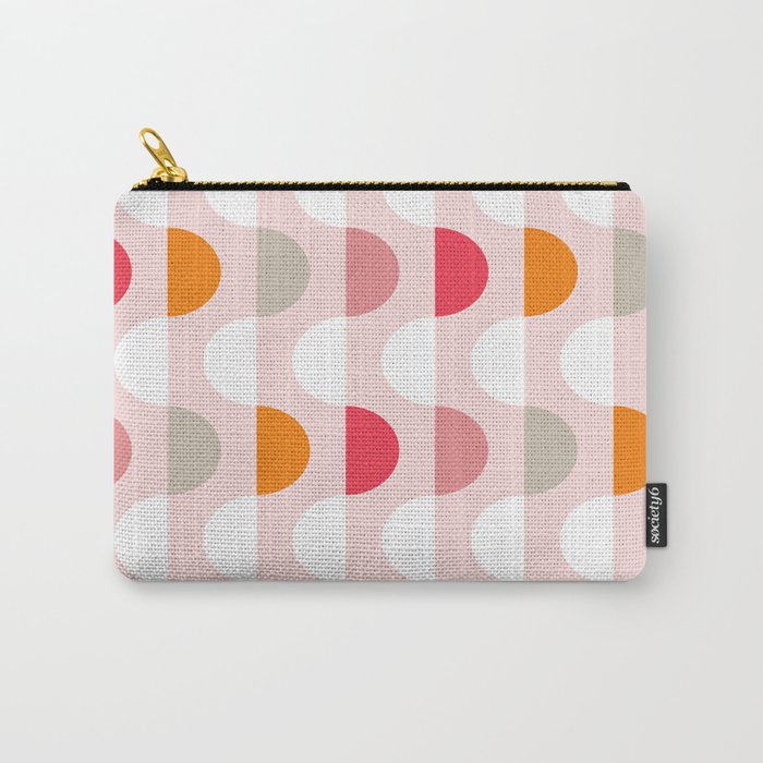 City life facade 2 pearl pink Carry All Pouch Gallery Image 1
