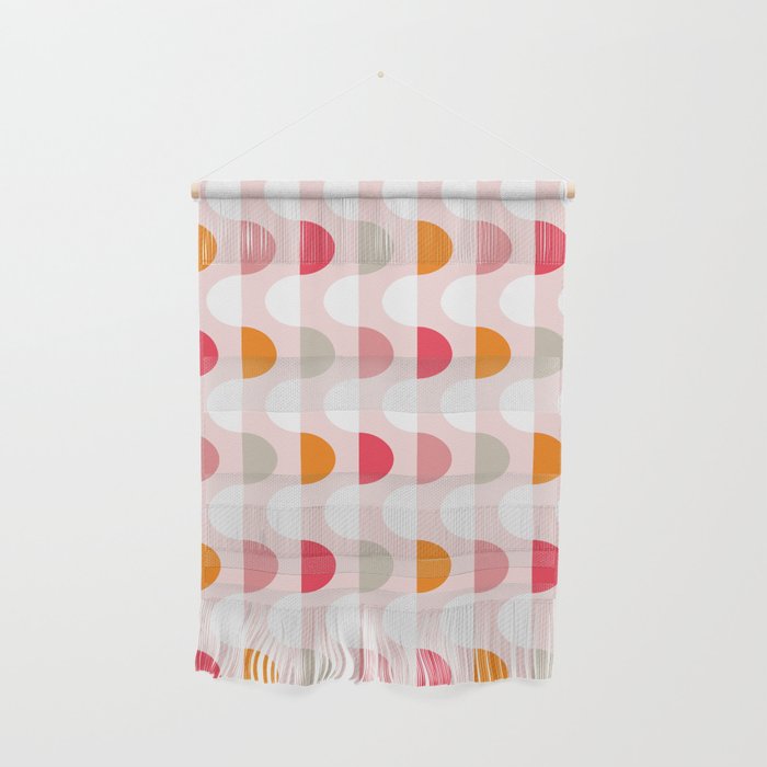 City life facade 2 pearl pink Wall Hanging Gallery Image 1