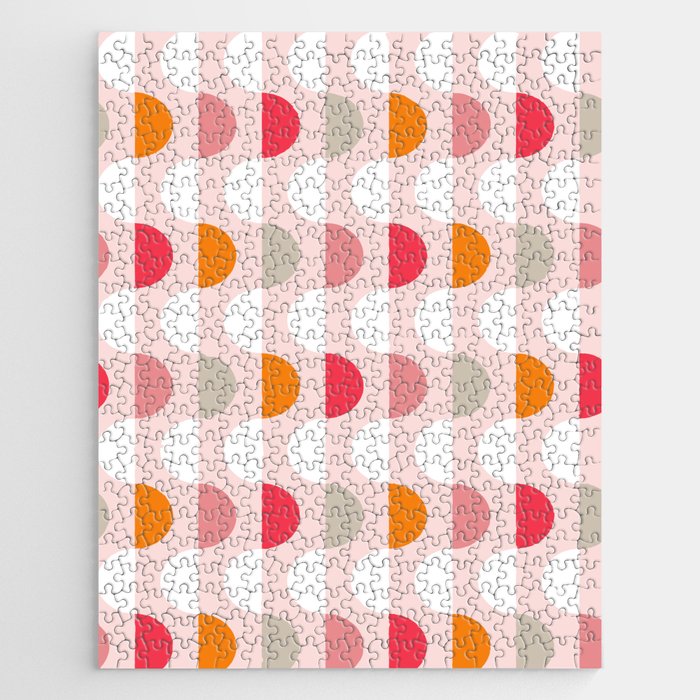 City life facade 2 pearl pink Jigsaw Puzzle Gallery Image 1