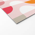 City life facade 2 pearl pink Welcome Mat Gallery Image 2