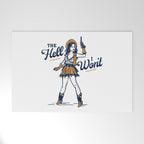 The Hell I Won't: Retro Cowgirl V.2 Welcome Mat Gallery Image 1