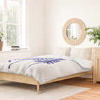 Pine Trees - Navy Duvet Cover Gallery Image 2