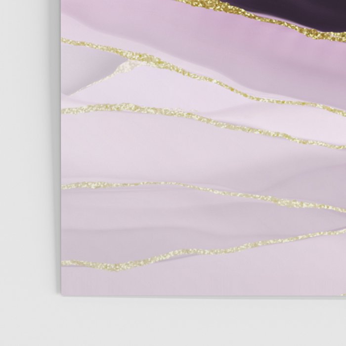 Day And Night Purple Marble Landscape Poster Gallery Image 3