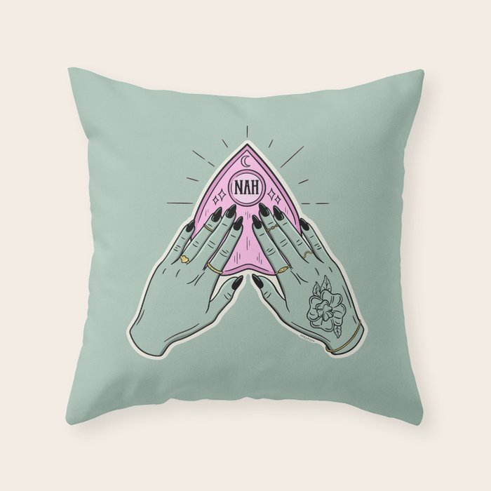 NAH PLANCHETTE Throw Pillow Gallery Image 1