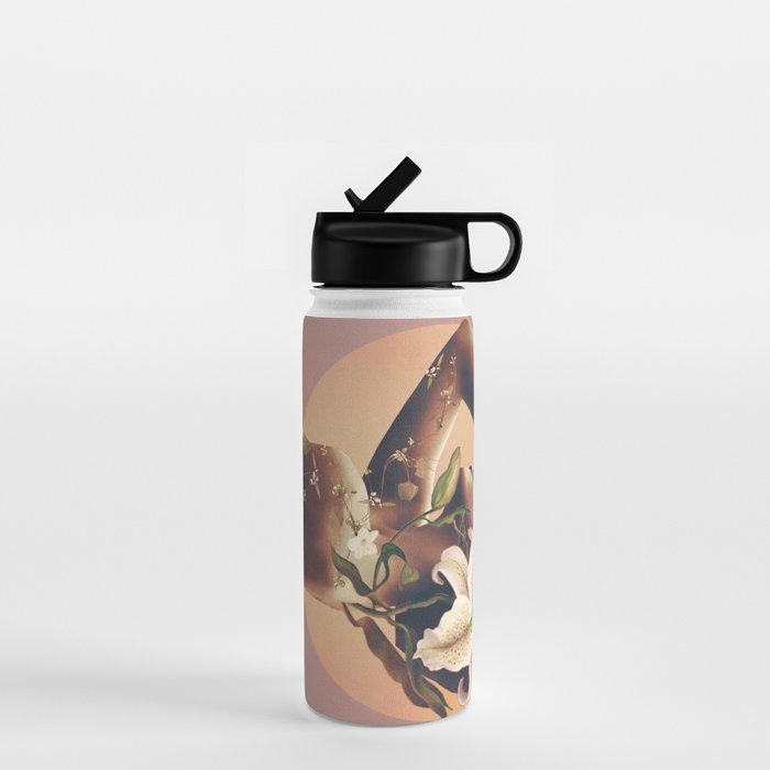 Floral beauty 3 Water Bottle Gallery Image 1
