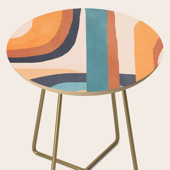 Modern Abstract Art 7 Side Table Gallery Image 2
