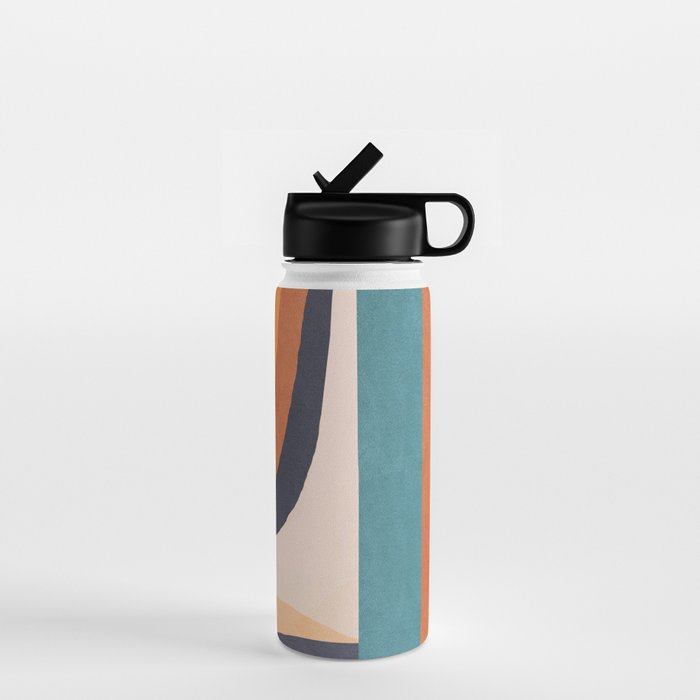 Modern Abstract Art 7 Water Bottle Gallery Image 1