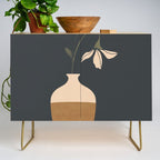 Minimal Abstract Art Vase Flower 9 Credenza Gallery Image 1